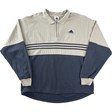 Sudadera Halfzip Adidas 90's - M