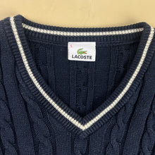 Cargar imagen en el visor de la galería, Jersey Lacoste Lana Trenzada - L