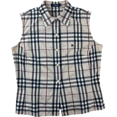 Camisa Burberry Check Motif - 40 Mujer