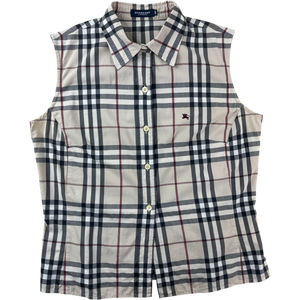Camisa Burberry Check Motif - 40 Mujer