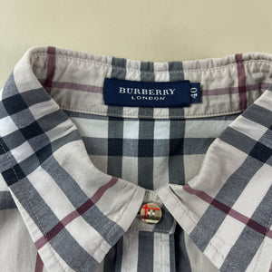 Camisa Burberry Check Motif - 40 Mujer