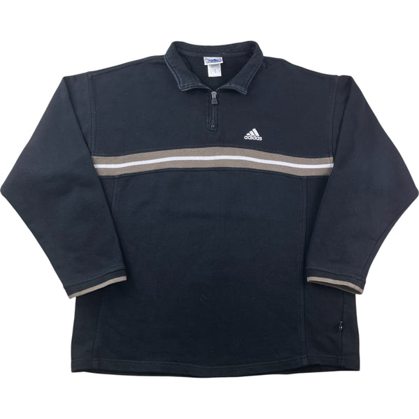 Sudadera Adidas Quarter Zip 90's - L