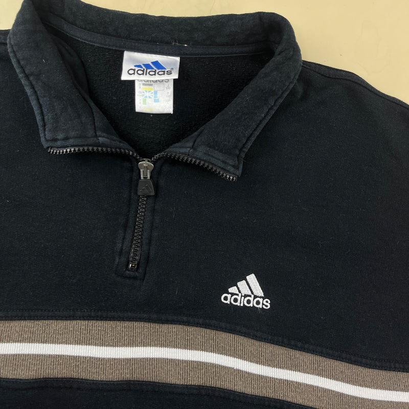 Sudadera Adidas Quarter Zip 90's - L