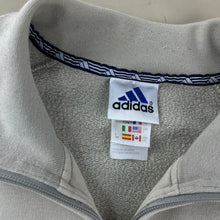 Cargar imagen en el visor de la galería, Sudadera Quarter Zip Adidas 90&#39;s Kanguro Pocket - L