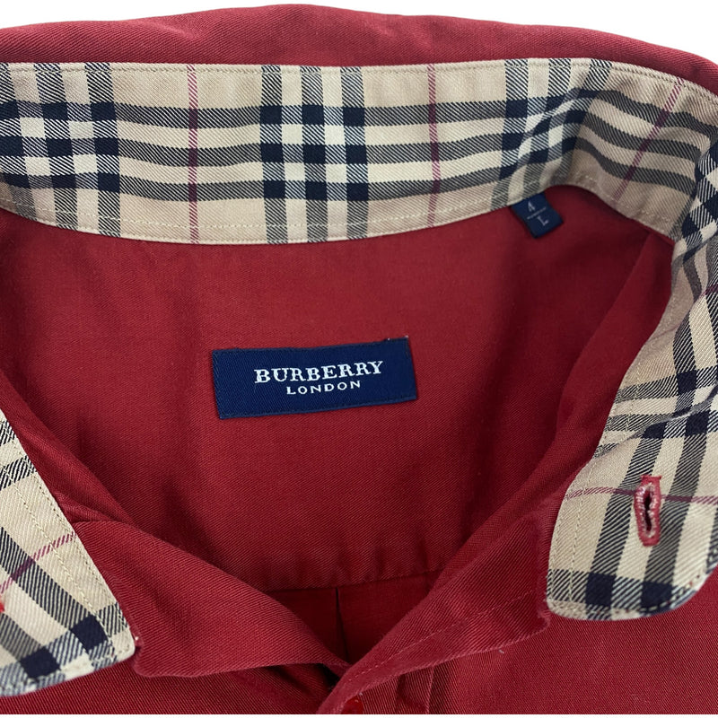 Camisa Burberry Check Motif - L