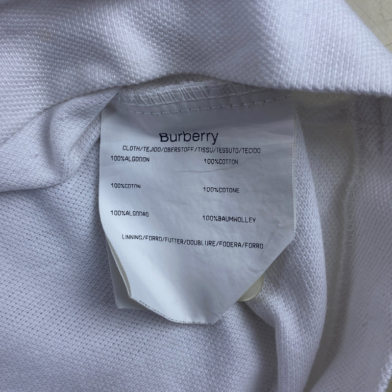 Polo Burberry Blanco - L