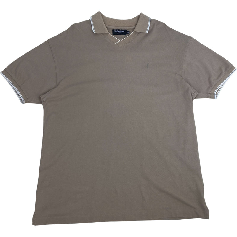 Polo V Neck Yves Saint Laurent Beige - L