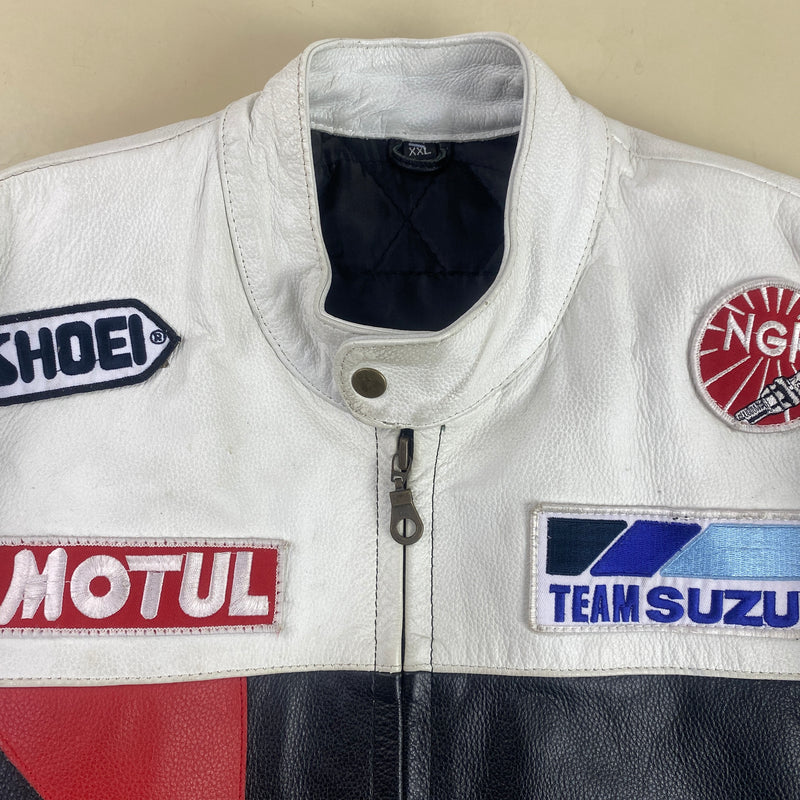 Chaqueta Racing Suzuki Team Real Leather - XXL