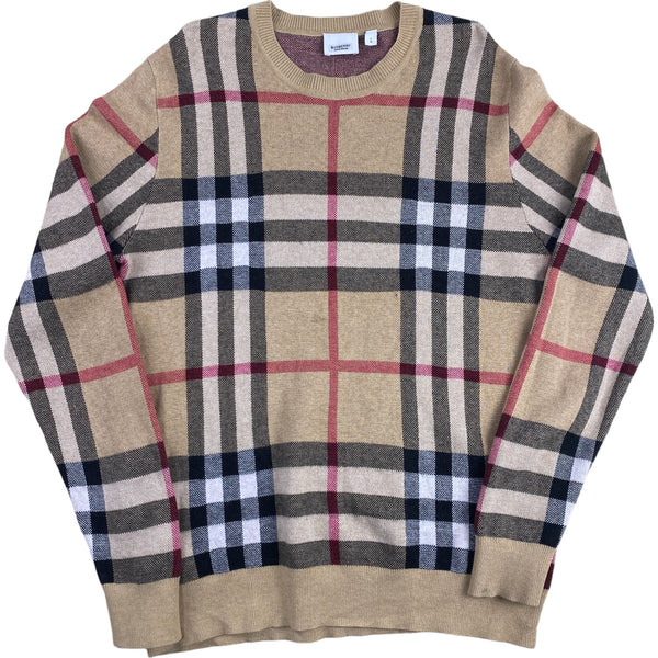 Jersey Burberry Nova Check All Over Print - L