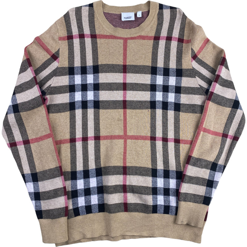 Jersey Burberry Nova Check All Over Print - L