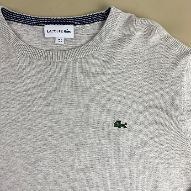 Sudadera Crewneck Lacoste Gris - M