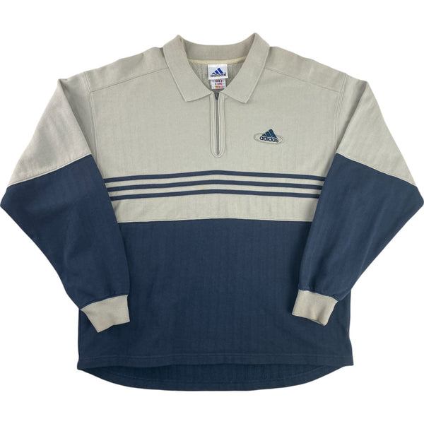 Sudadera Halfzip Adidas 90's - L