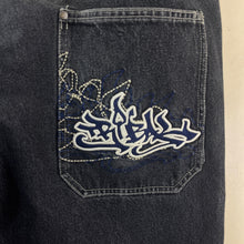 Cargar imagen en el visor de la galería, Pantalón Bordado Tribal Gear  90&#39;s - 38x34 L