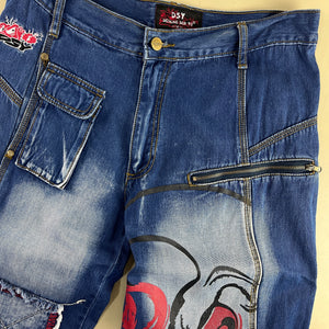 Pantalón Jort Y2k Déjame Ser Yo - M 42