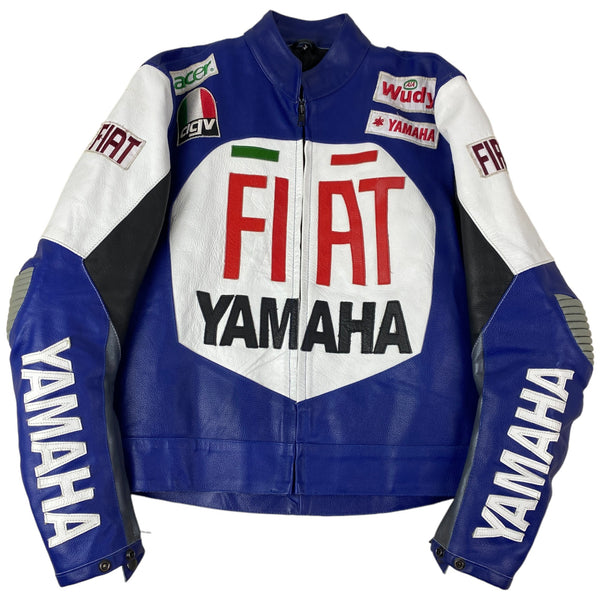 Racing Jacket Fiat Yamaha Cuir - M