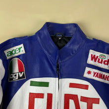Cargar imagen en el visor de la galería, Racing Jacket Fiat Yamaha Cuir - M