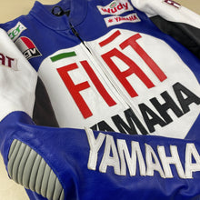 Cargar imagen en el visor de la galería, Racing Jacket Fiat Yamaha Cuir - M