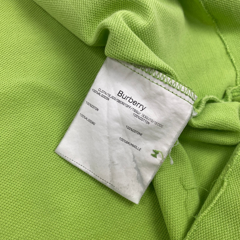 Polo Burberry Verde Menta - L