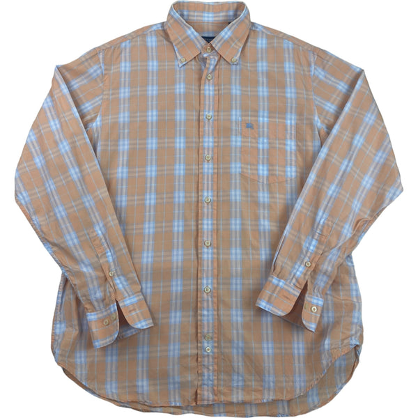 Camisa Burberry Orange Check - L