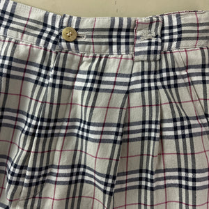 Pantalón De Pinza Corto Burberry Check Classic Pattern - S