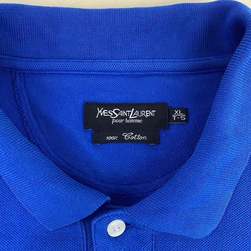 Polo Yves Saint Laurent Azul - XL