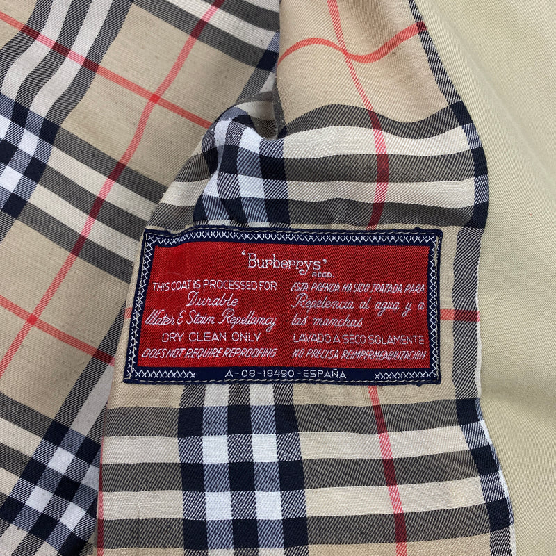 Gabardina Burberry Full Check Print L Espai Vintage