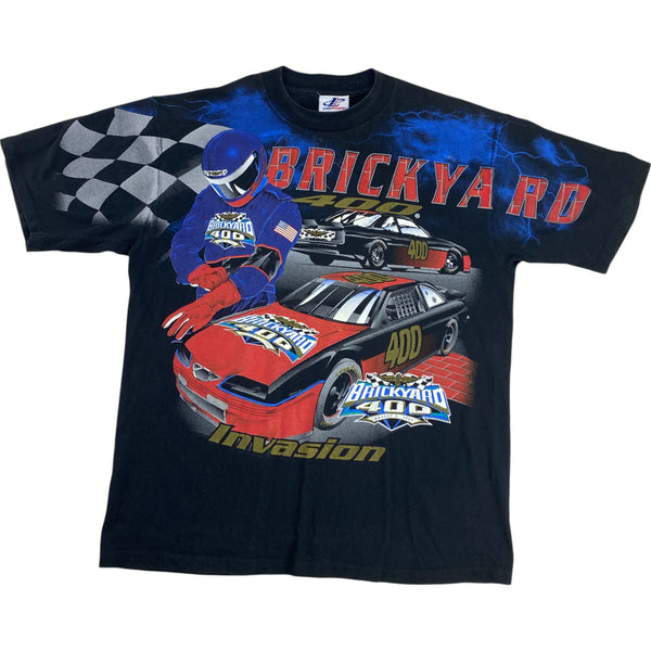 Camiseta Brickyard 400 Nascar Logo Athetic - XL